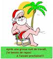 Pere noel en vacances